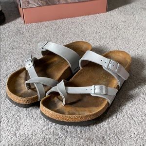Silver Birkenstock’s